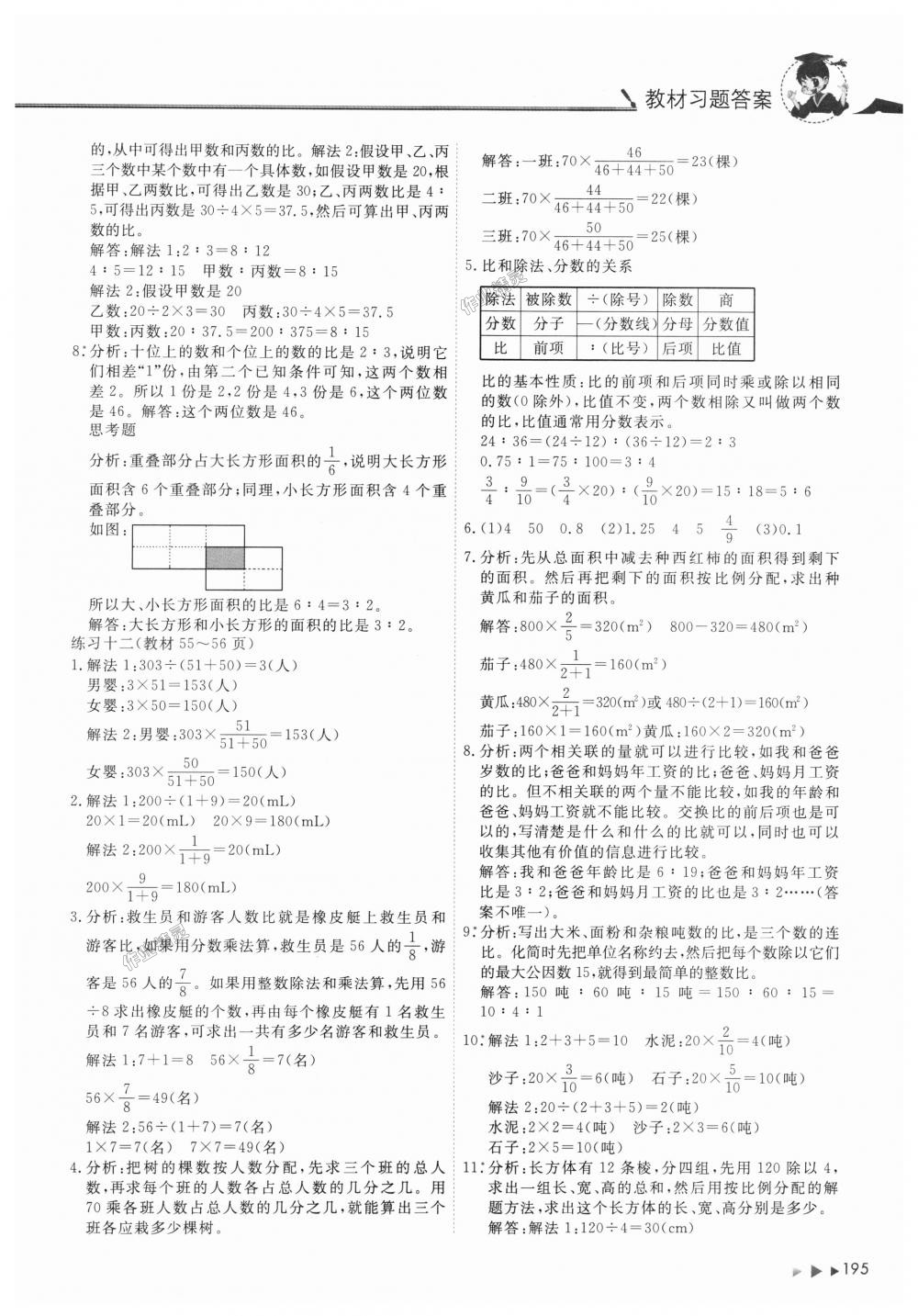 2018年黄冈小状元数学详解六年级数学上册人教版广东专版 第12页