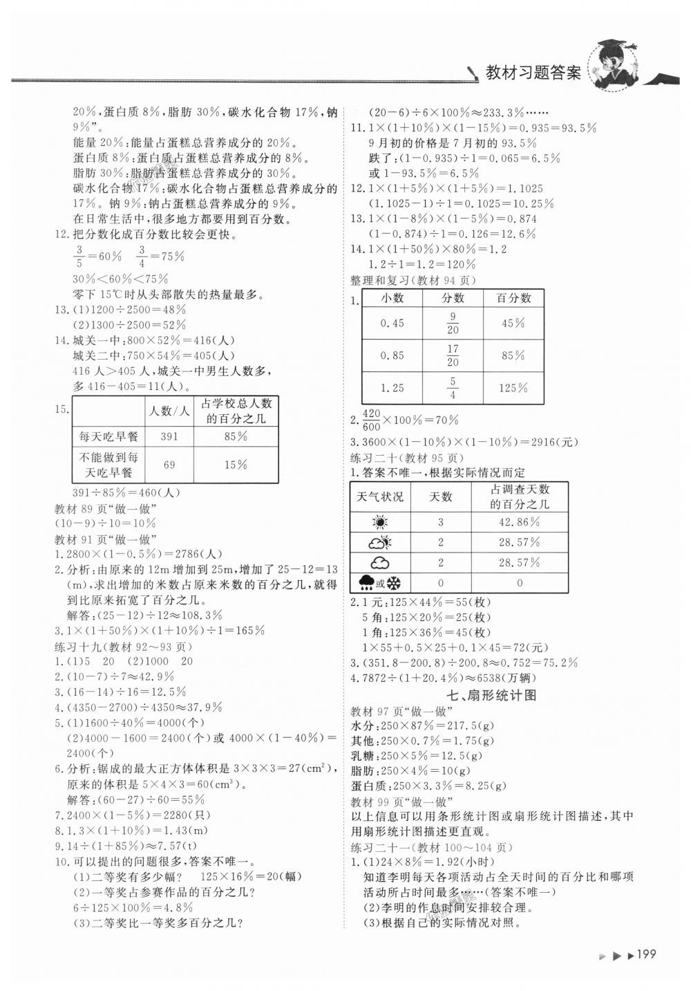 2018年黄冈小状元数学详解六年级数学上册人教版广东专版 第16页