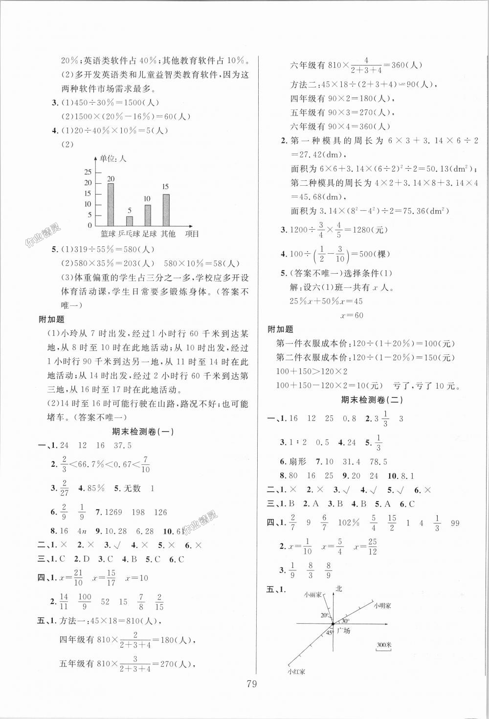 2018年考易通大试卷六年级数学上册人教版 第7页