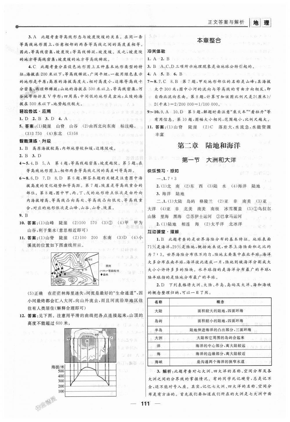 2018年新課程自主學(xué)習(xí)與測評(píng)初中地理七年級(jí)上冊人教版 第5頁