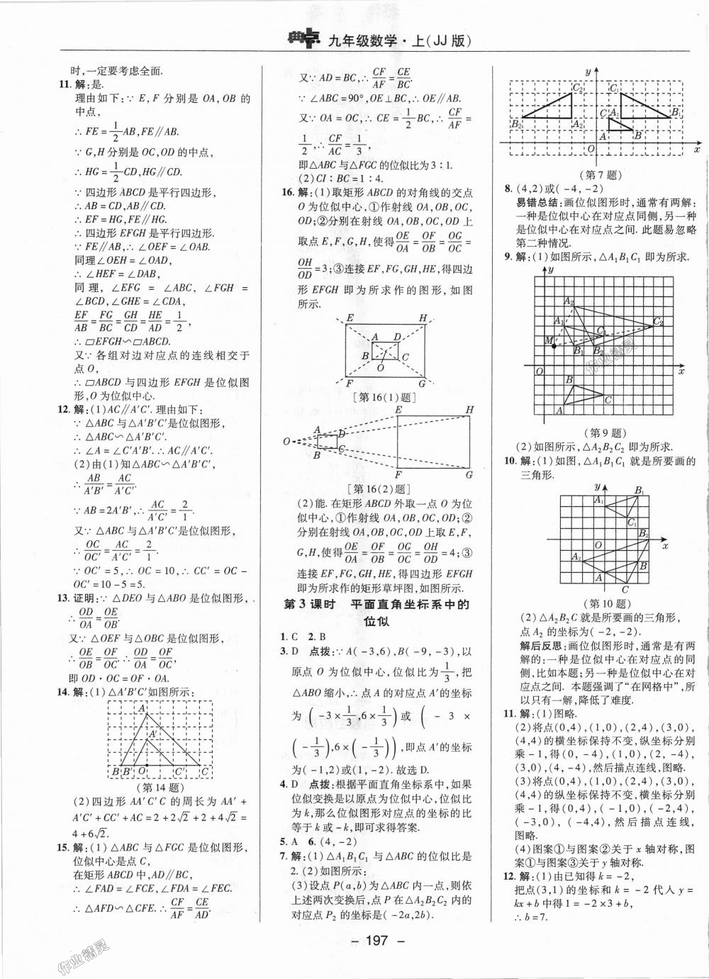 2018年综合应用创新题典中点九年级数学上册冀教版 第19页