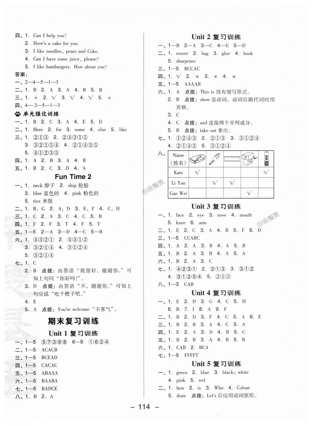 2018年綜合應用創(chuàng)新題典中點三年級英語上冊人教精通版三起 第10頁