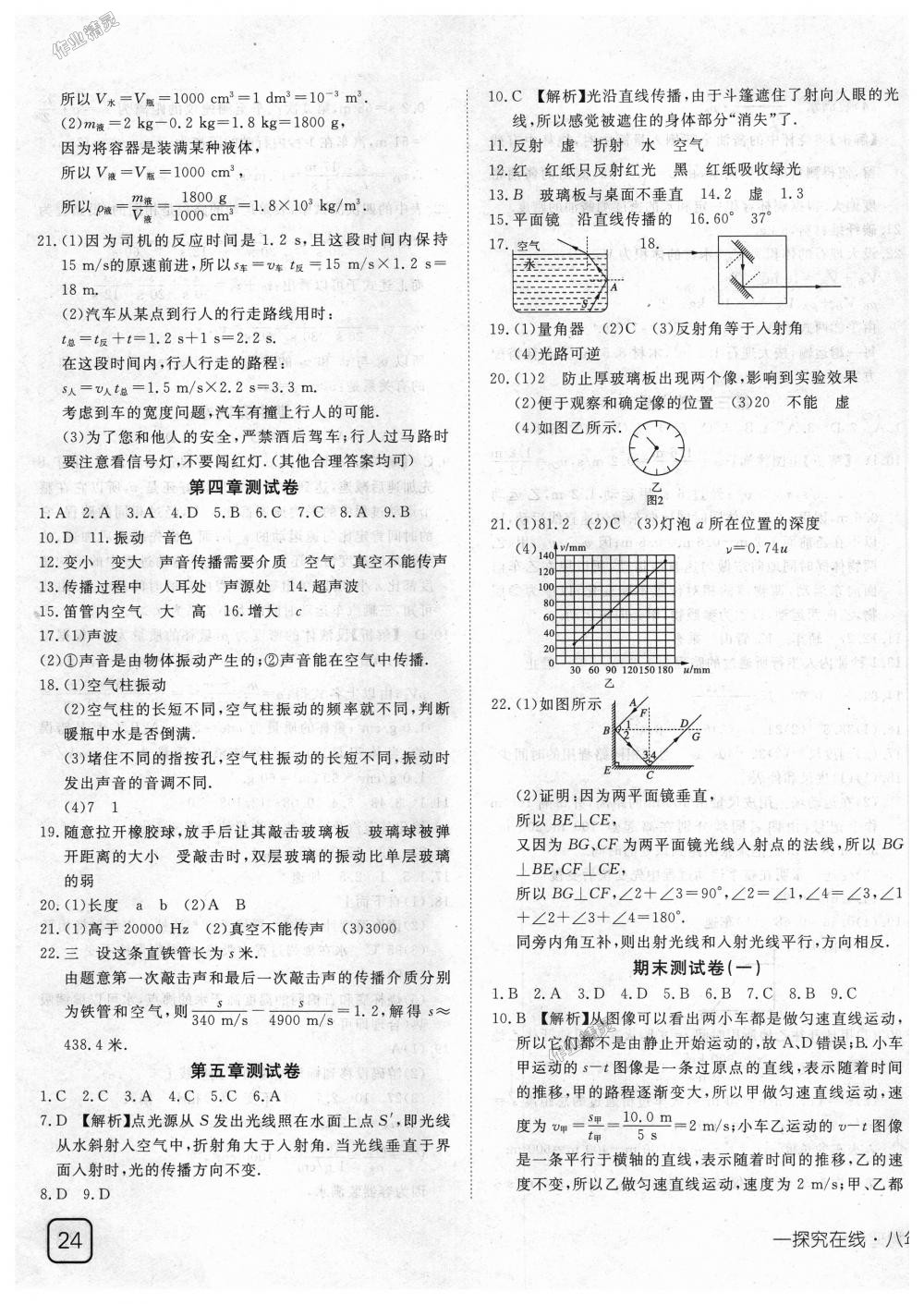 2018年探究在线高效课堂八年级物理上册北师大版 第15页