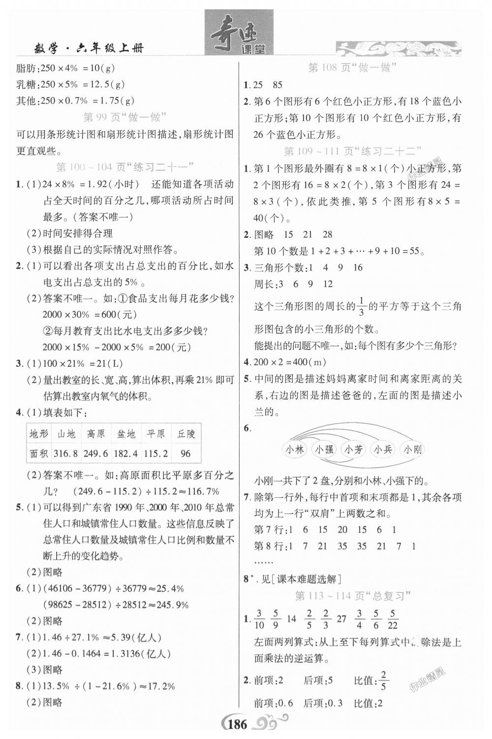 2018年奇迹课堂六年级数学上册人教版 第24页