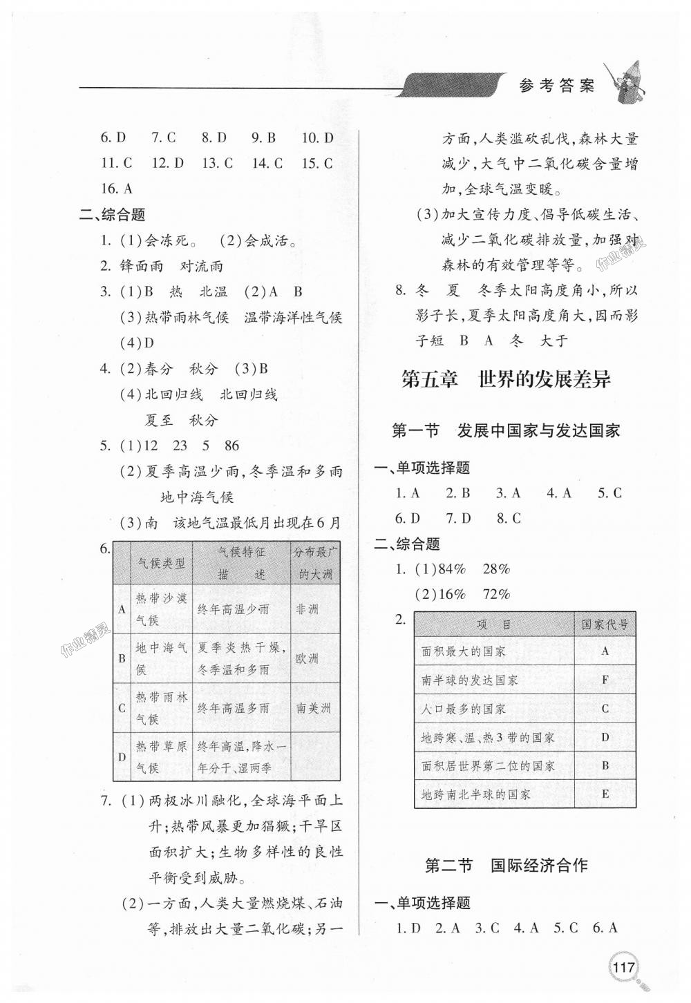 2018年新课堂同步学习与探究七年级地理上学期湘教版&nbsp;第8页