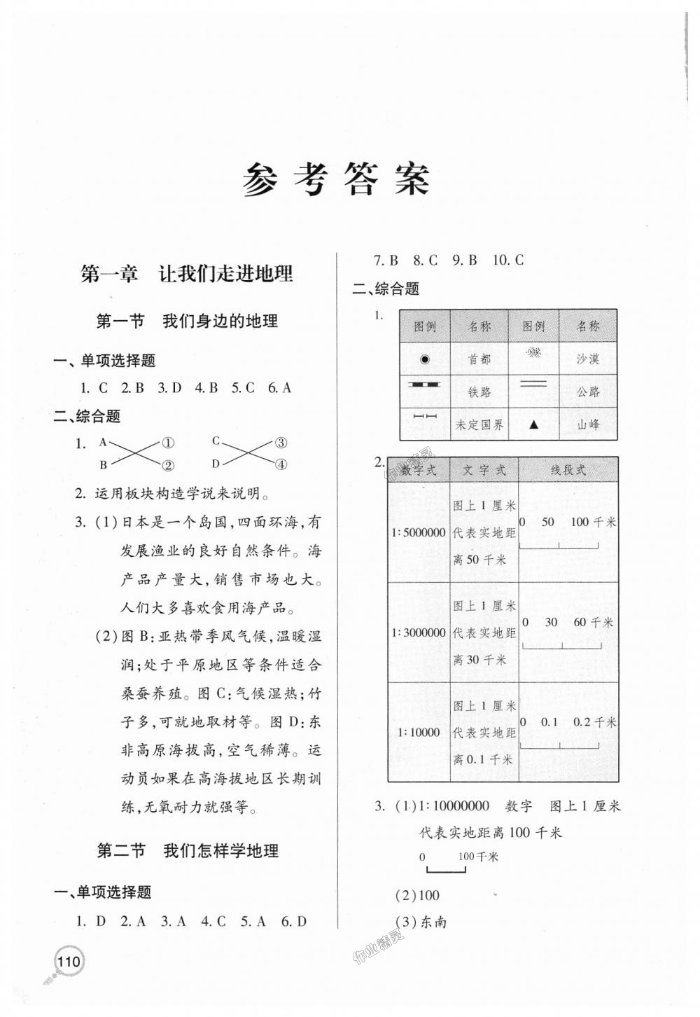 2018年新課堂同步學(xué)習(xí)與探究七年級地理上學(xué)期湘教版 第1頁