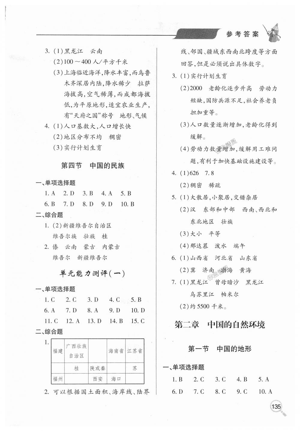 2018年新課堂同步學(xué)習(xí)與探究八年級地理上學(xué)期湘教版 第2頁