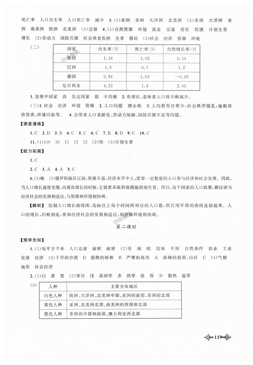 2018年自主學(xué)習(xí)當(dāng)堂反饋七年級(jí)地理上冊(cè)人教版 第17頁(yè)