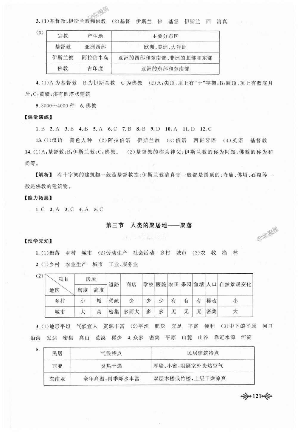 2018年自主學(xué)習(xí)當(dāng)堂反饋七年級(jí)地理上冊人教版 第19頁