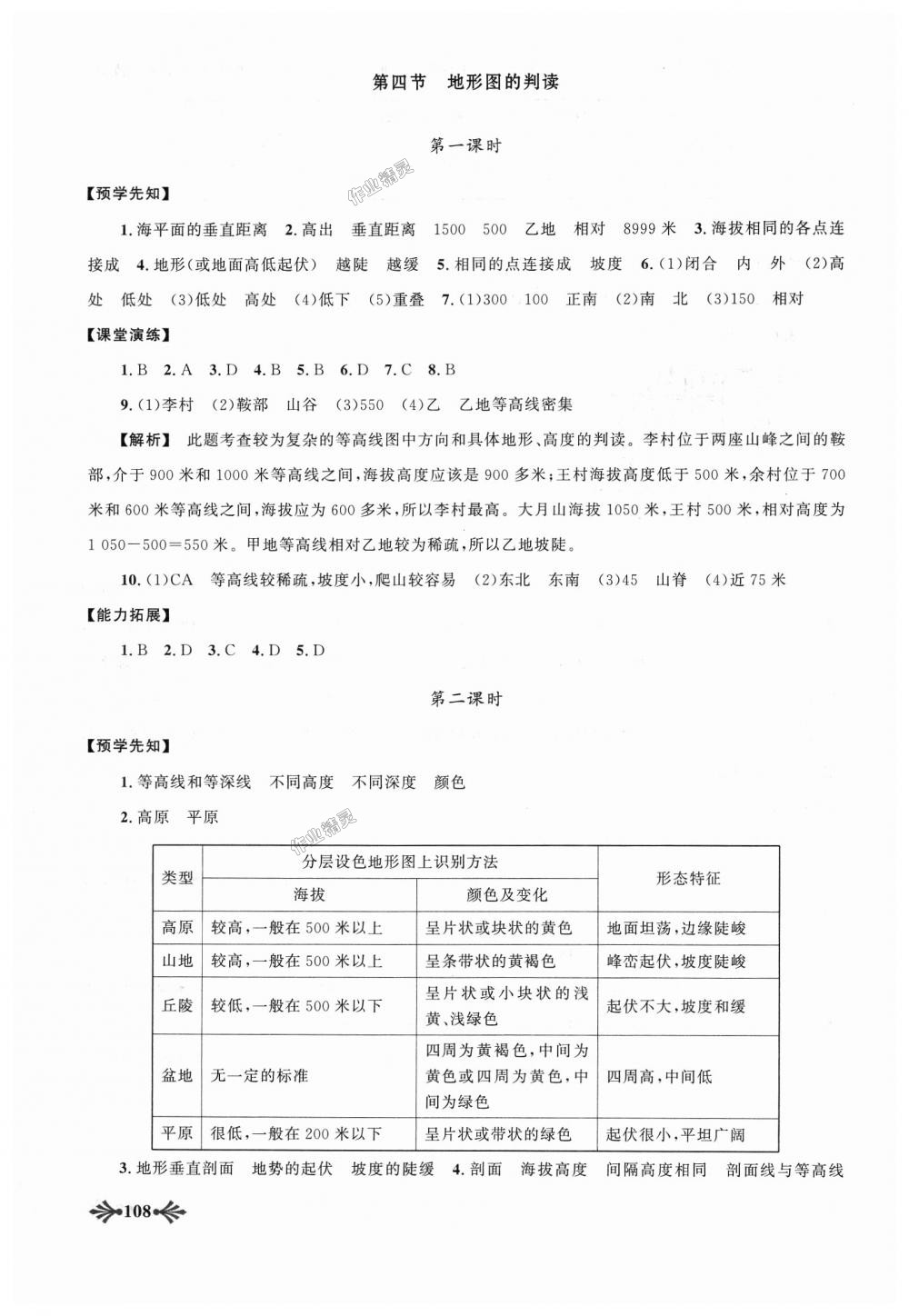 2018年自主學(xué)習(xí)當(dāng)堂反饋七年級地理上冊人教版 第6頁