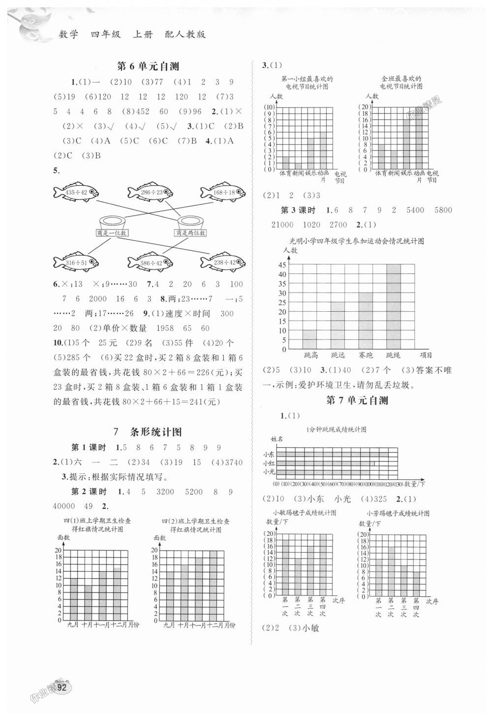 2018年新課程學(xué)習(xí)與測評同步學(xué)習(xí)四年級數(shù)學(xué)上冊人教版 第6頁