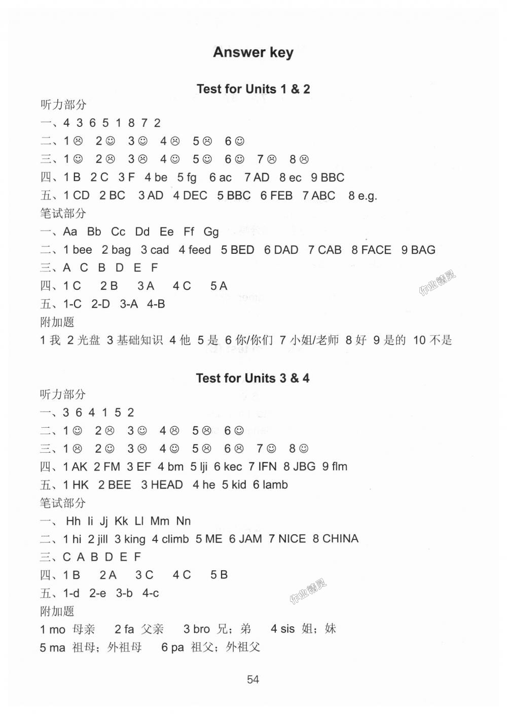 2018年练习与测试小学英语活页卷三年级英语上册译林版 第1页