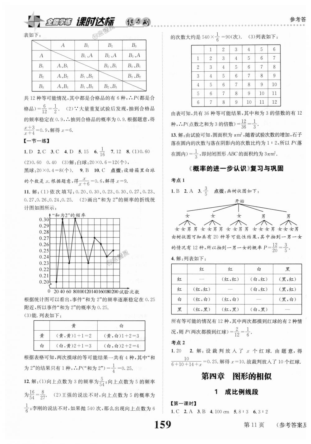 2018年课时达标练与测九年级数学上册北师大版 第11页