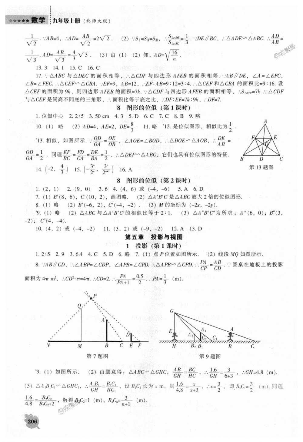 2018年新课程数学能力培养九年级上册北师大版 第20页