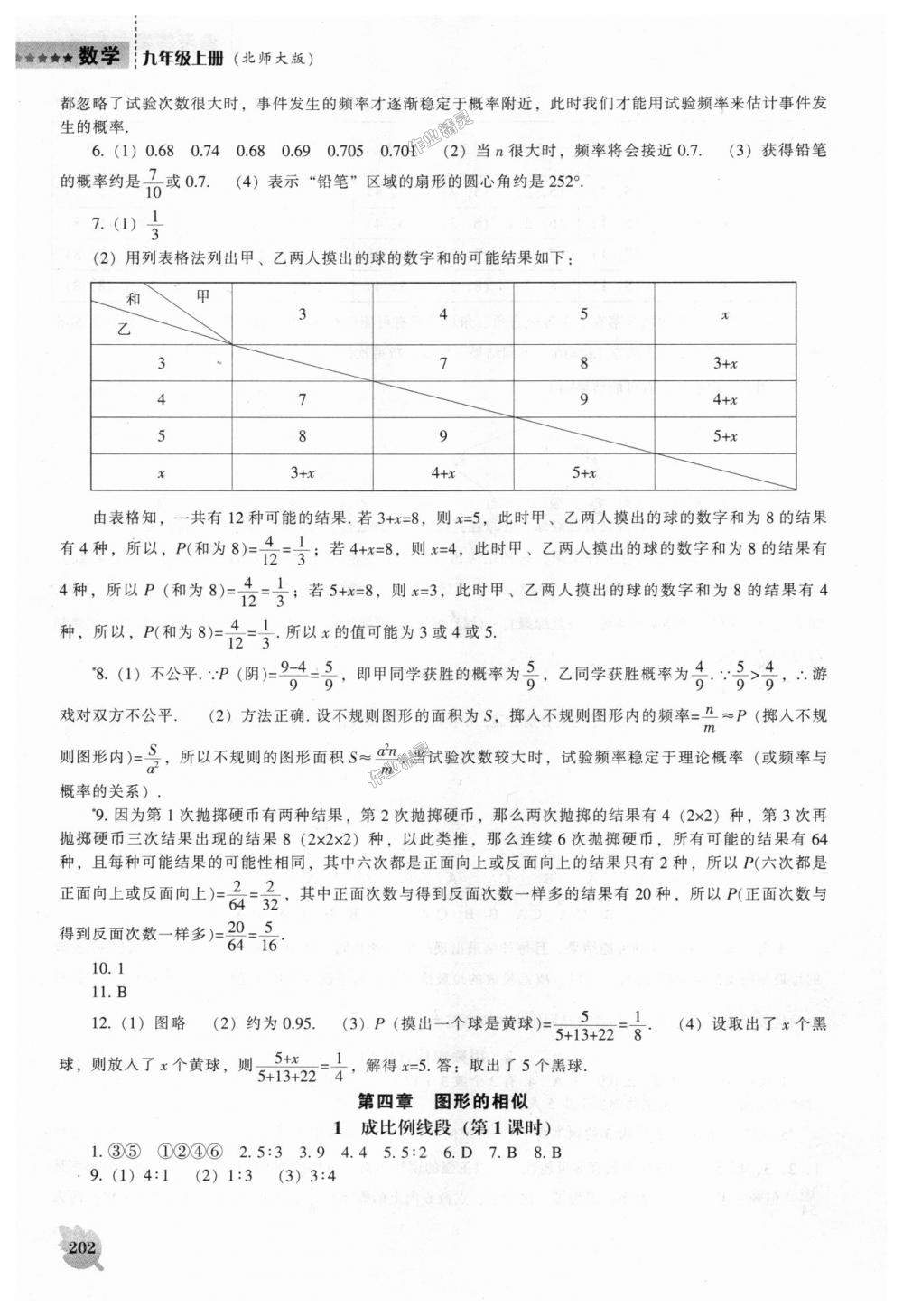 2018年新课程数学能力培养九年级上册北师大版 第16页