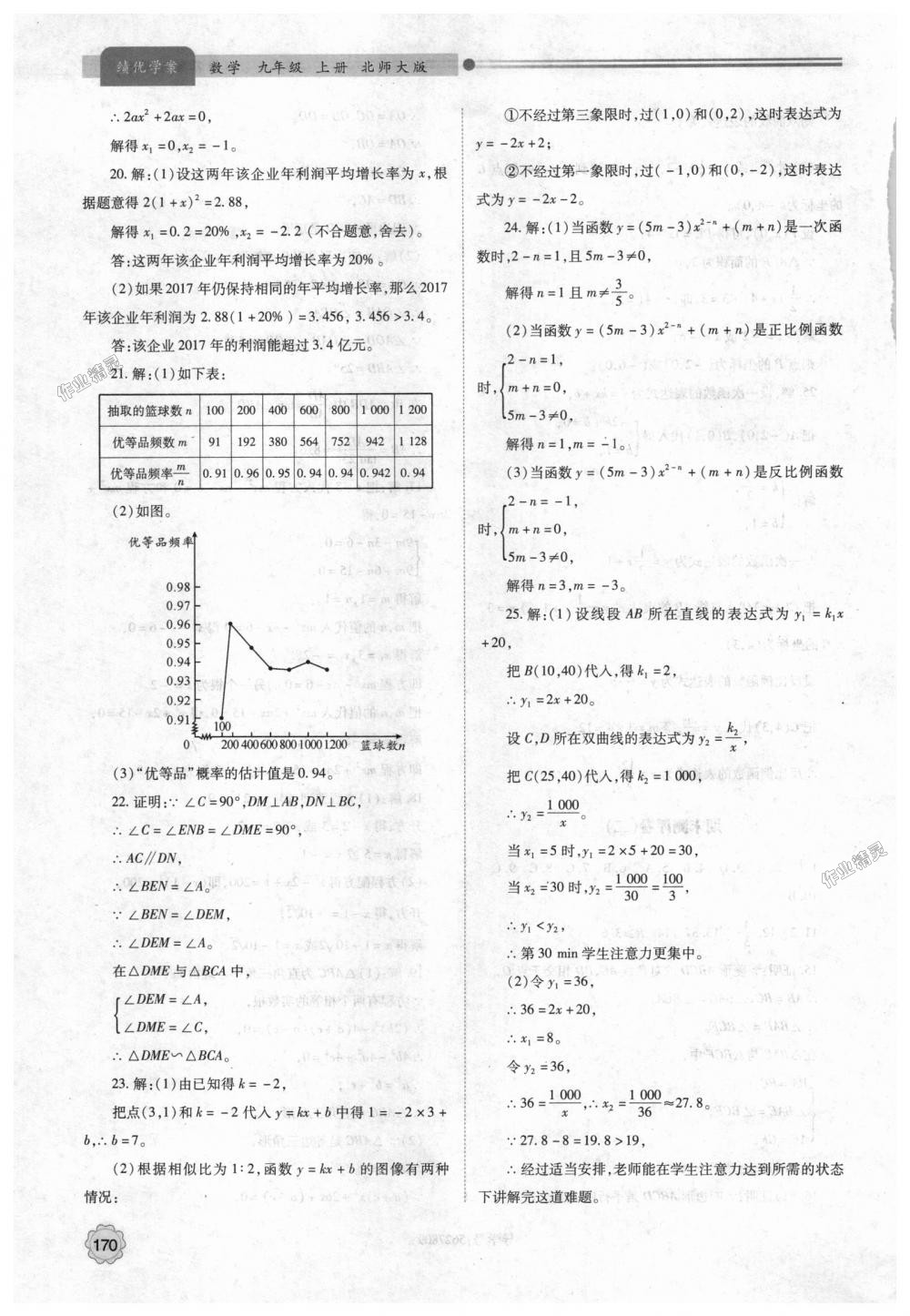 2018年績(jī)優(yōu)學(xué)案九年級(jí)數(shù)學(xué)上冊(cè)北師大版 第36頁(yè)