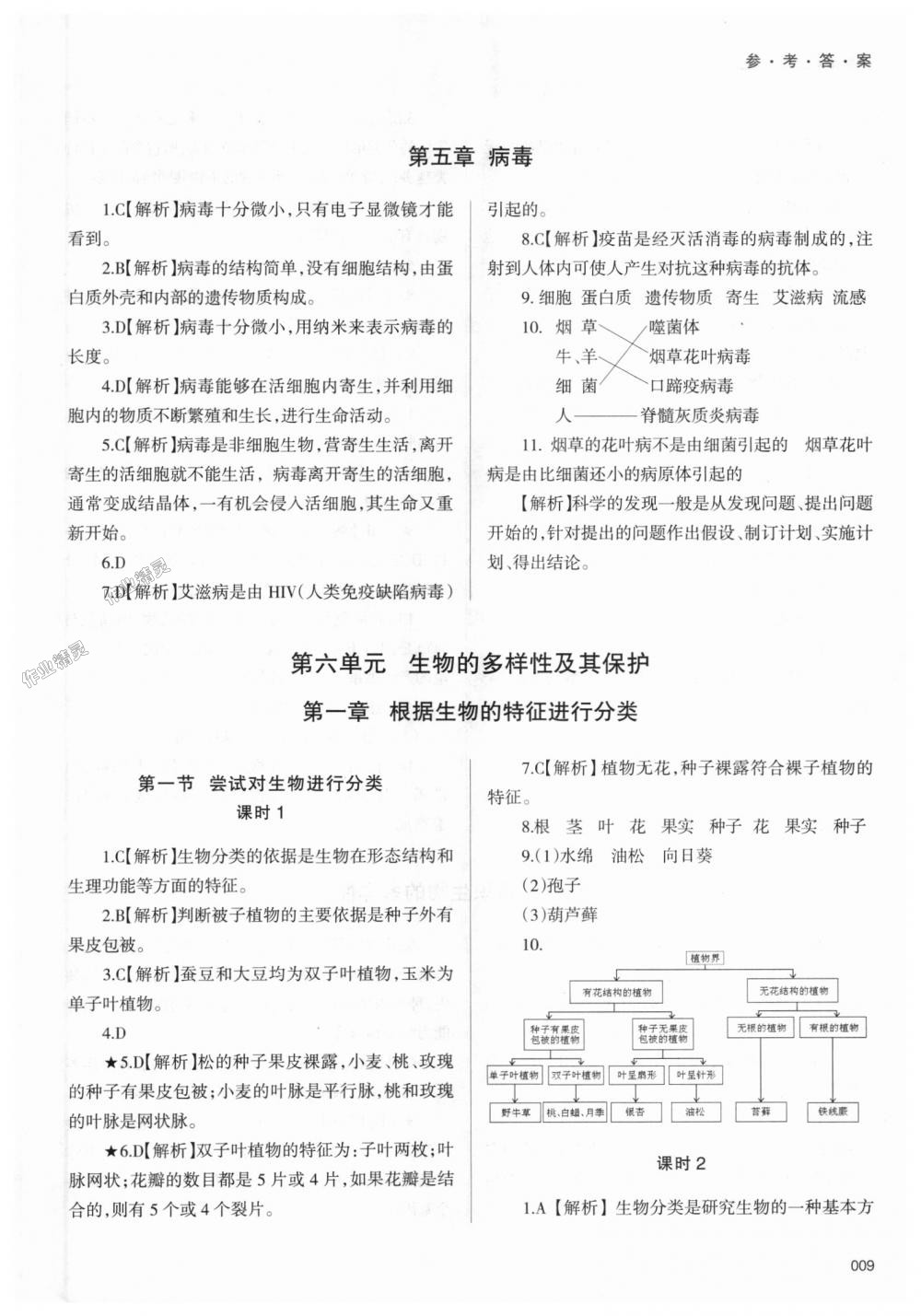 2018年學(xué)習(xí)質(zhì)量監(jiān)測(cè)八年級(jí)生物學(xué)上冊(cè)人教版 第9頁(yè)