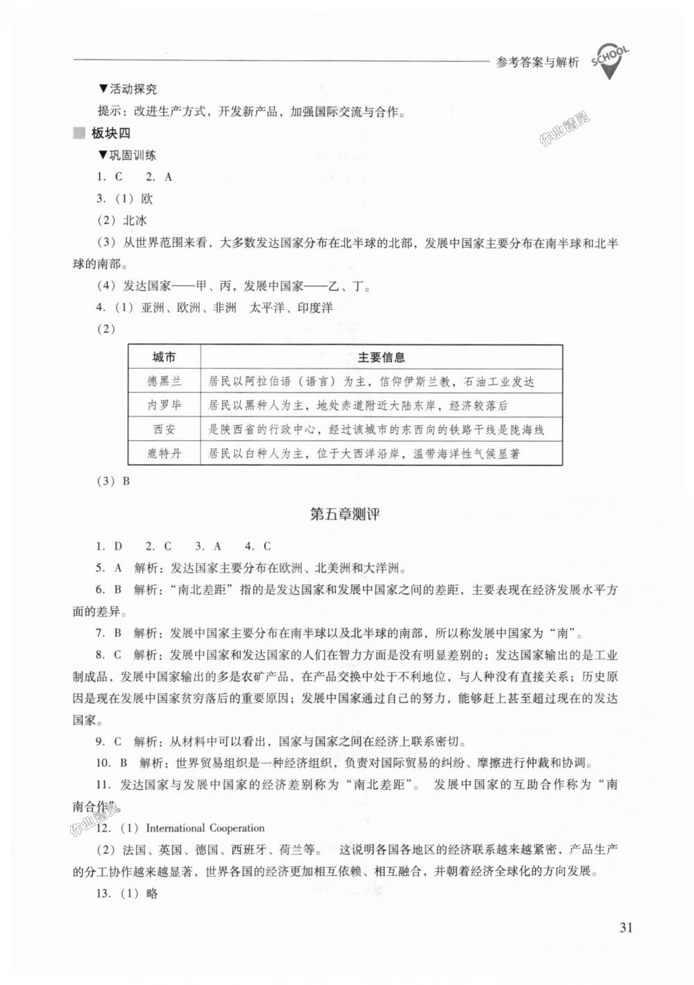 2018年新課程問題解決導(dǎo)學(xué)方案七年級(jí)地理上冊(cè)人教版 第31頁