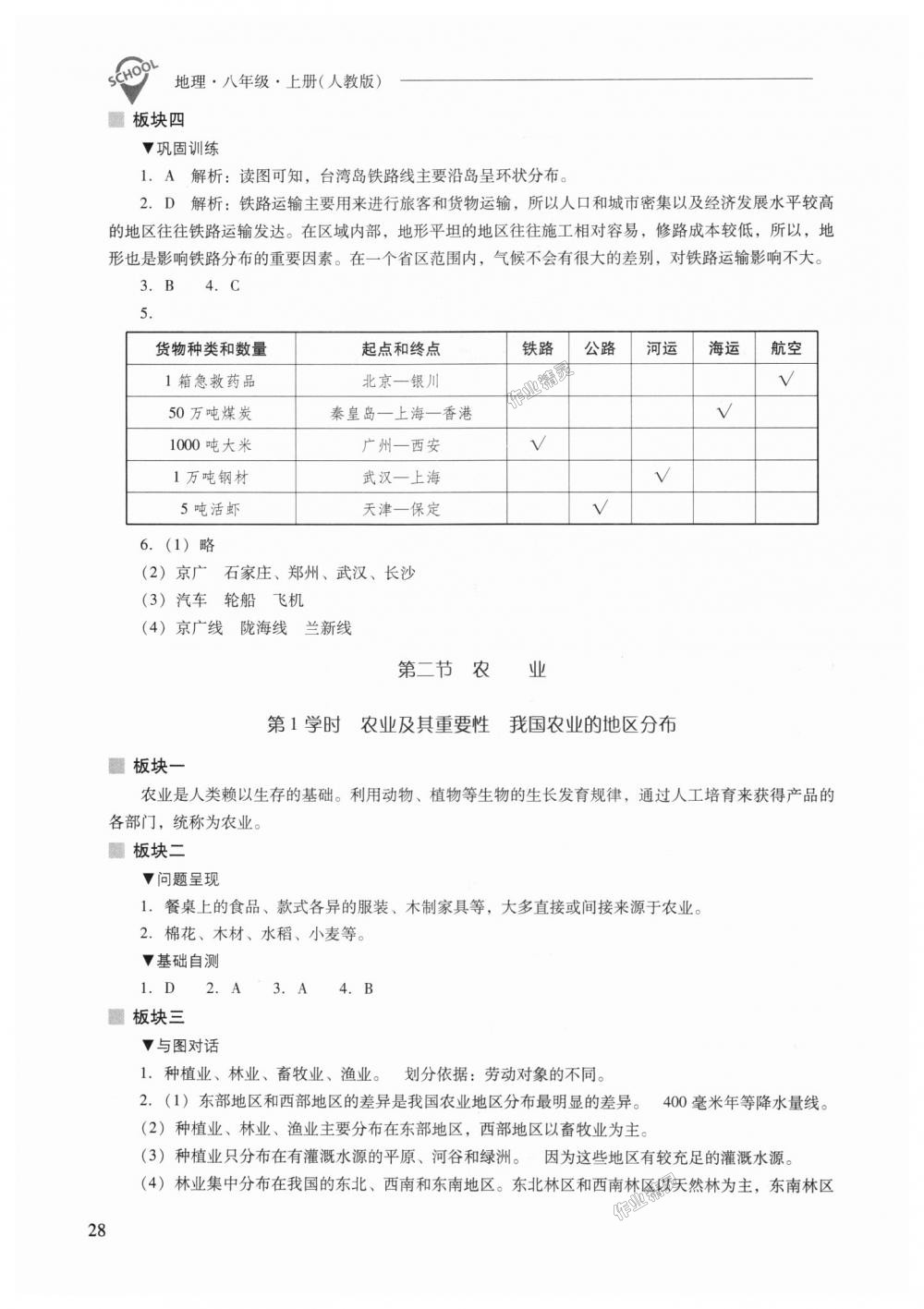 2018年新課程問題解決導學方案八年級地理上冊人教版 第28頁