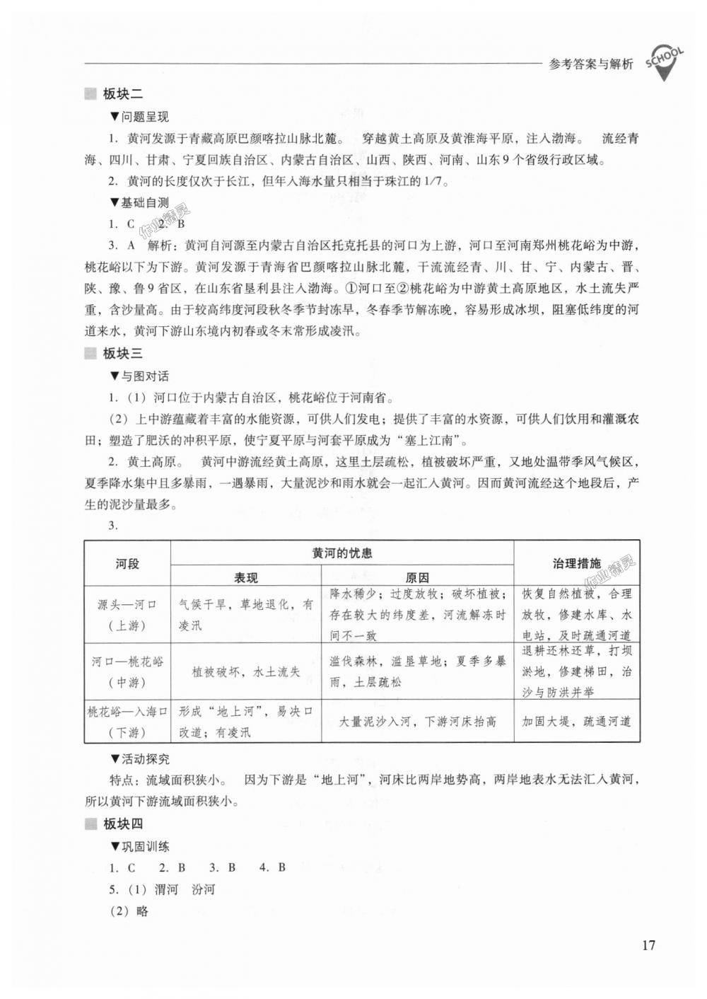 2018年新課程問題解決導(dǎo)學(xué)方案八年級地理上冊人教版 第17頁