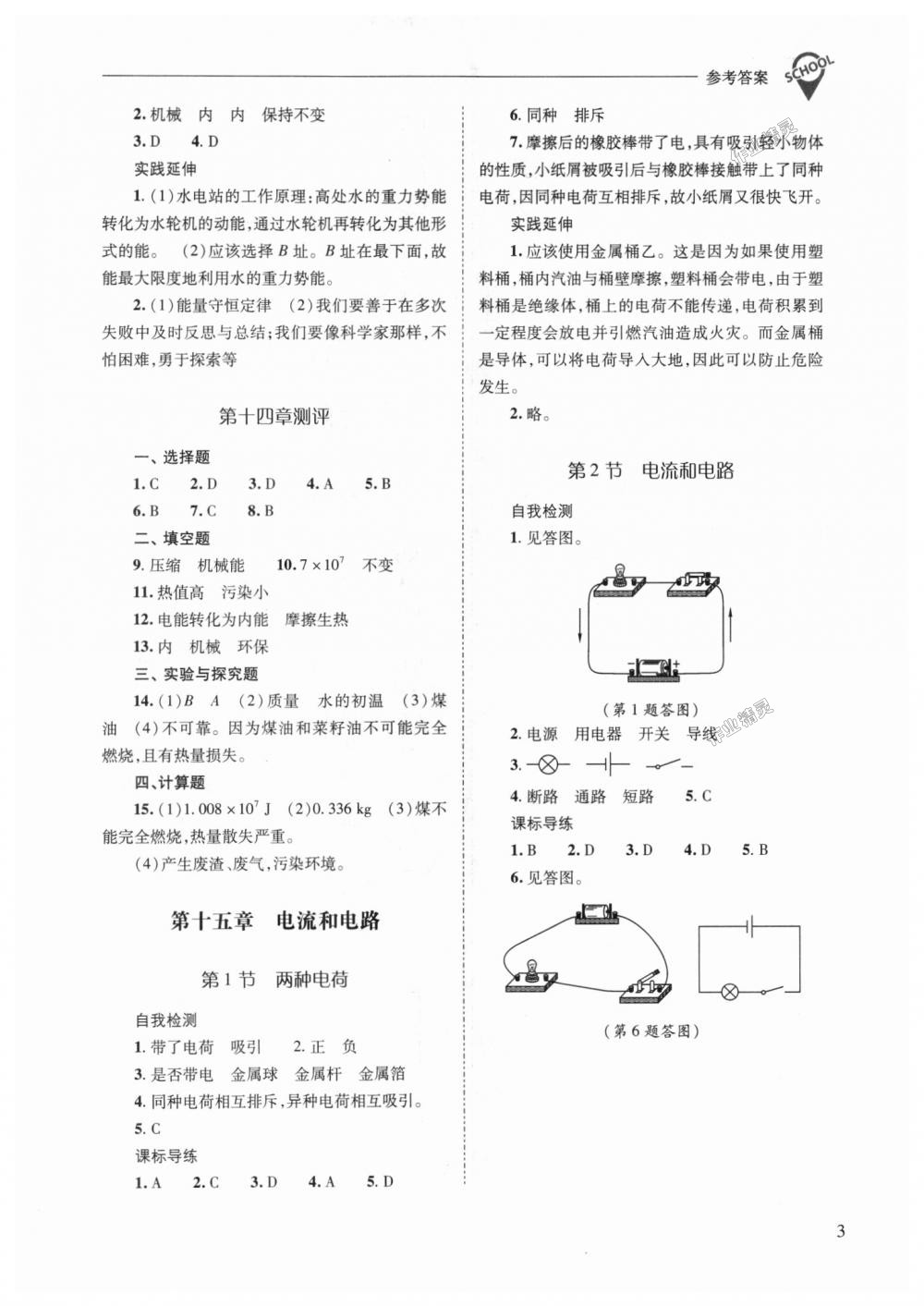 2018年新課程問題解決導(dǎo)學(xué)方案九年級物理全一冊人教版 第3頁