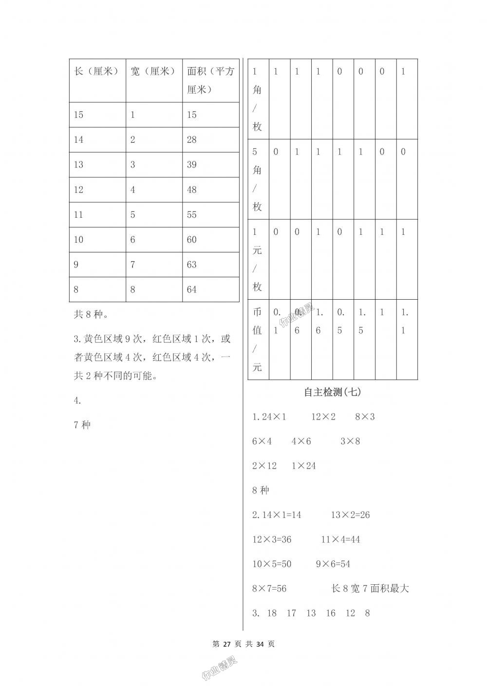 2018年伴你学五年级数学上册苏教版 第27页