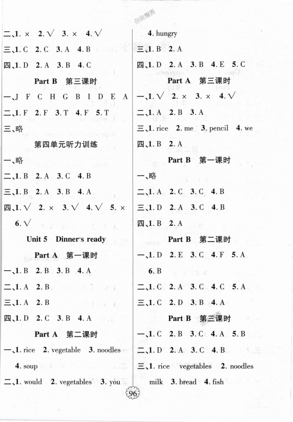 2018年暢優(yōu)新課堂四年級英語上冊人教PEP版 第4頁