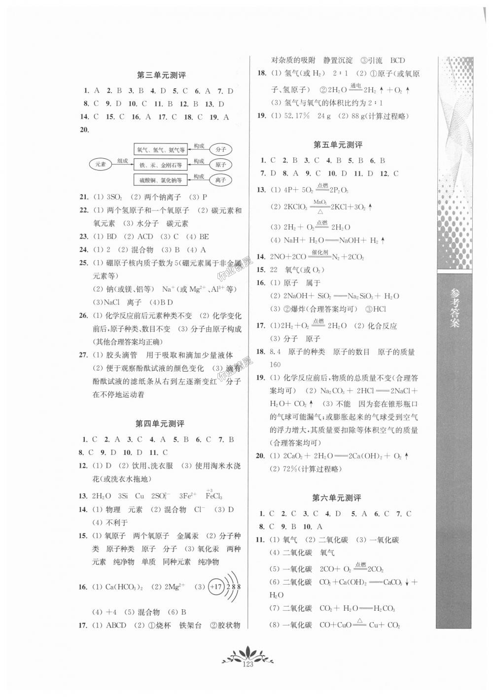 2018年新課程自主學(xué)習(xí)與測(cè)評(píng)初中化學(xué)九年級(jí)上冊(cè)人教版 第11頁(yè)