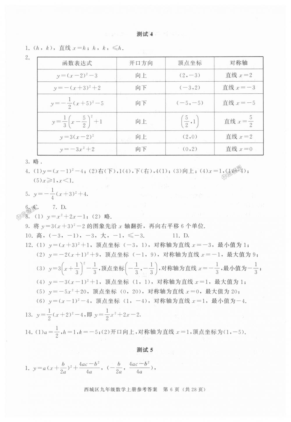 2018年学习探究诊断九年级数学上册人教版 第6页