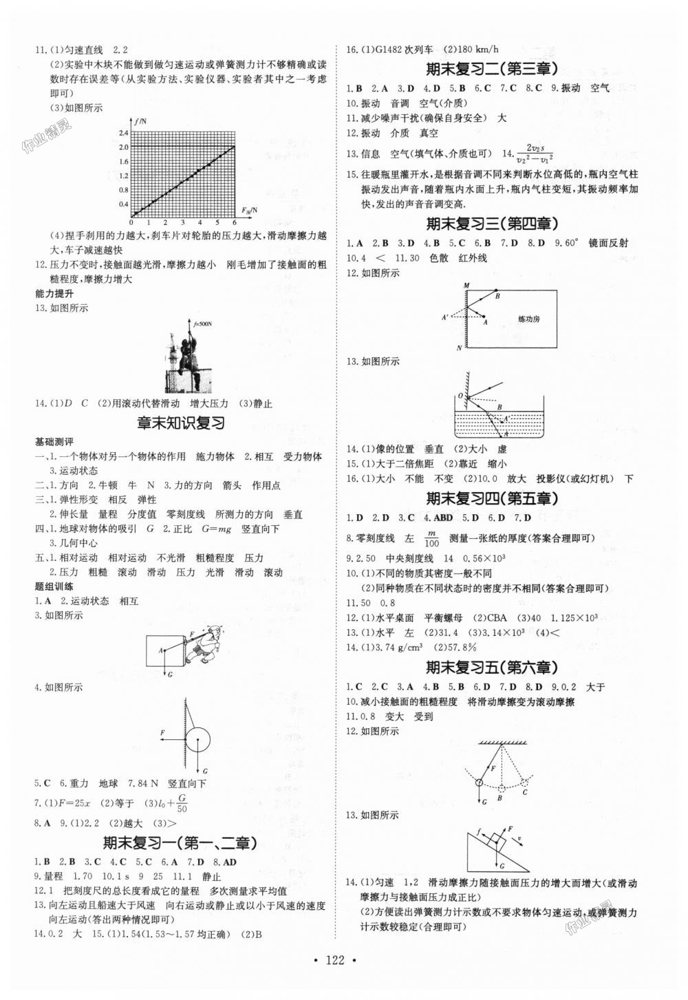 2018年練案課時作業(yè)本八年級物理上冊滬科版 第8頁