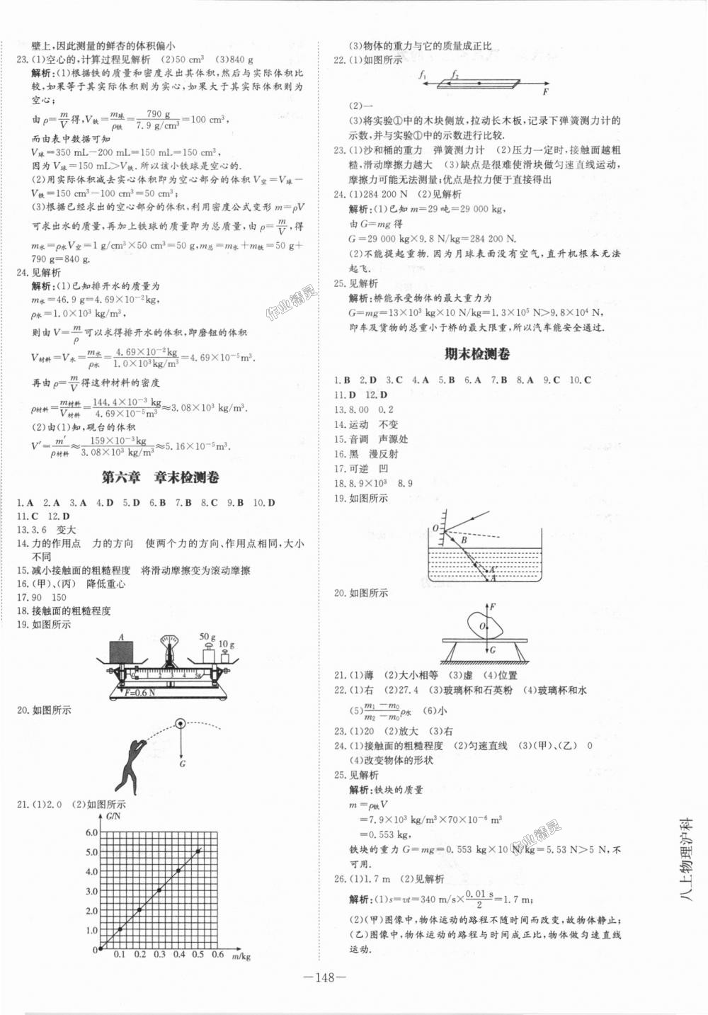 2018年初中同步学习导与练导学探究案八年级物理上册沪科版 第12页