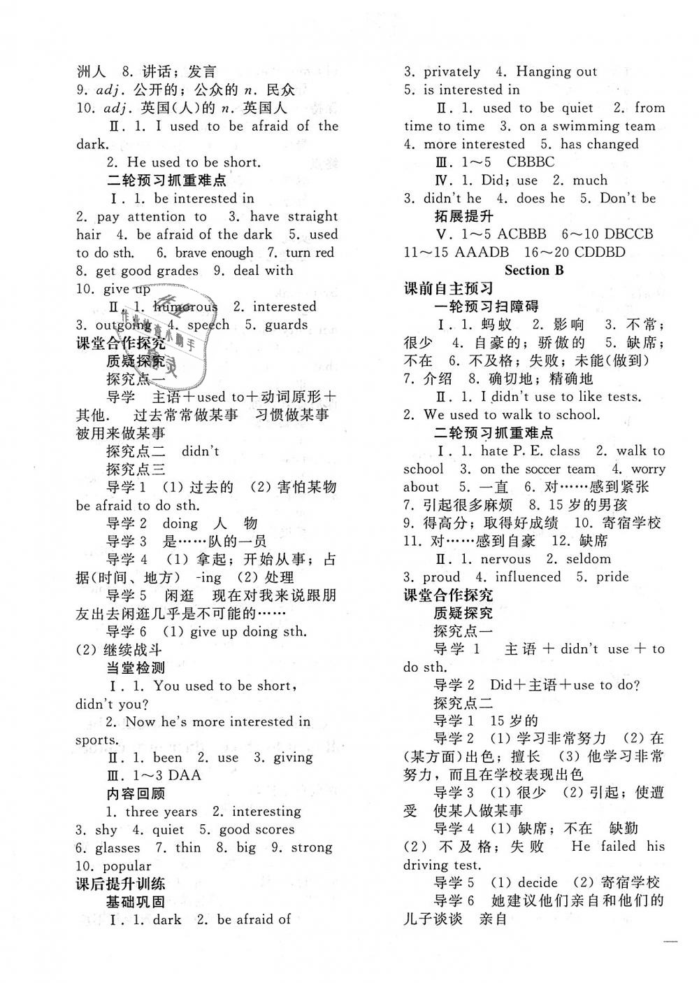 2018年同步轻松练习九年级英语全一册人教版 第5页