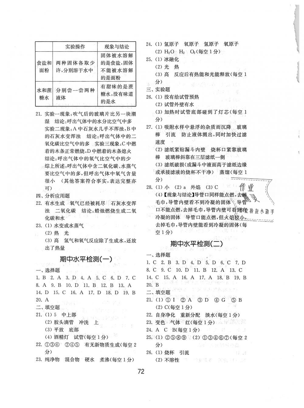 2018年初中基础训练八年级化学上册鲁教版五四制山东教育出版社 第8页