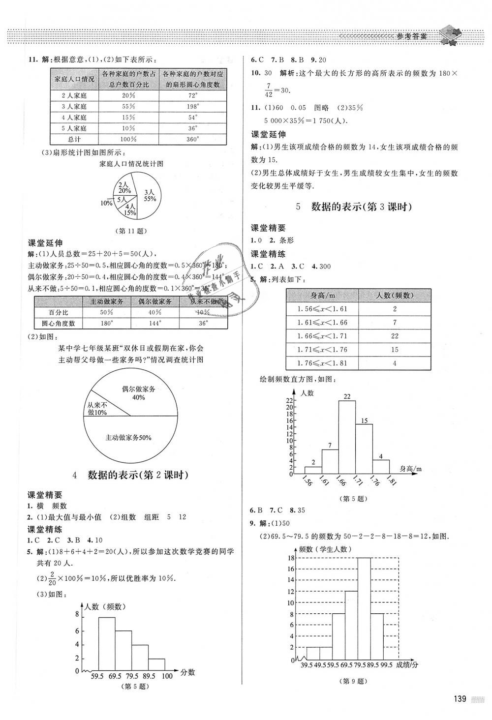 2018年课堂精练七年级数学上册北师大版 第20页