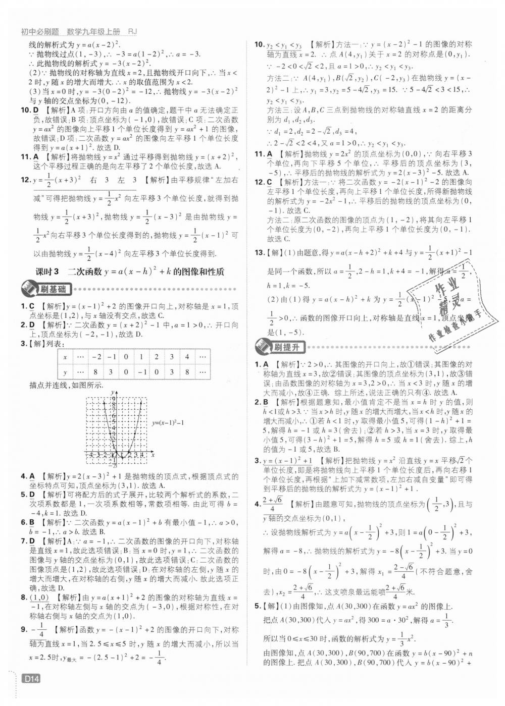 2018年初中必刷題九年級數(shù)學(xué)上冊人教版提升版 第14頁