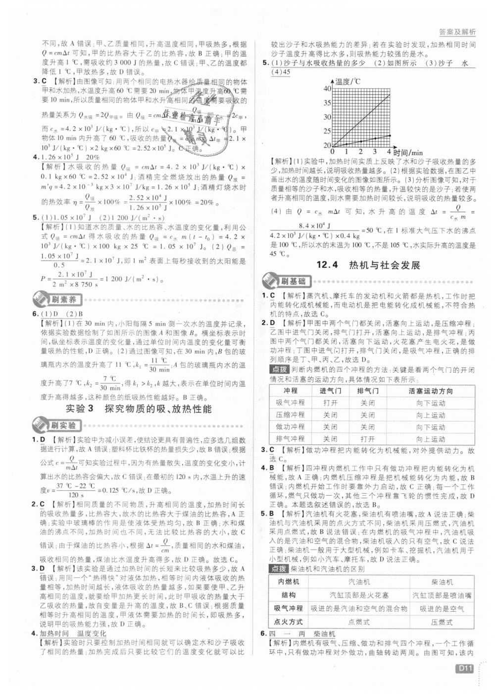 2018年初中必刷題九年級物理上冊滬粵版 第11頁