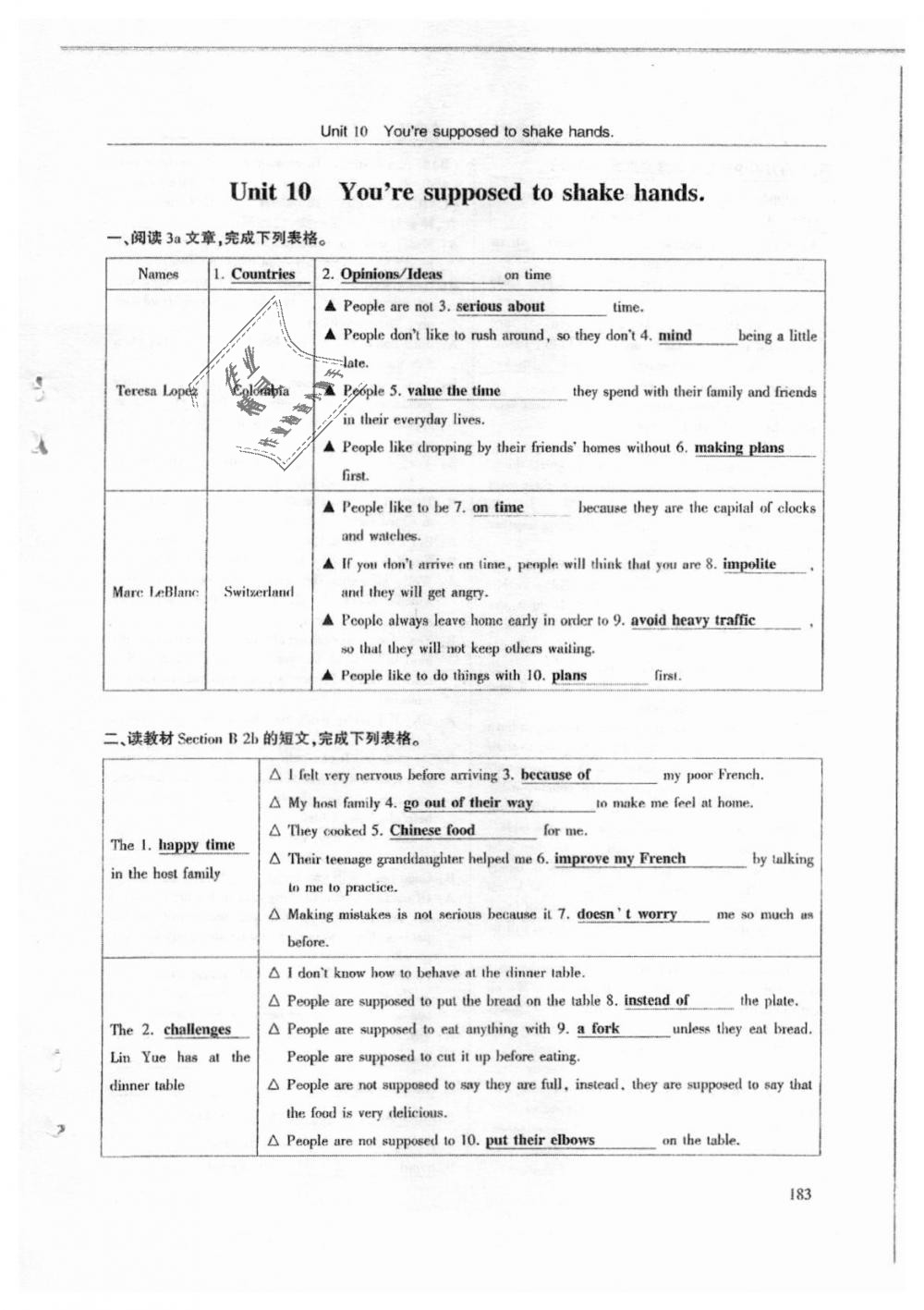 2018年指南针高分必备九年级英语上册人教版 第183页