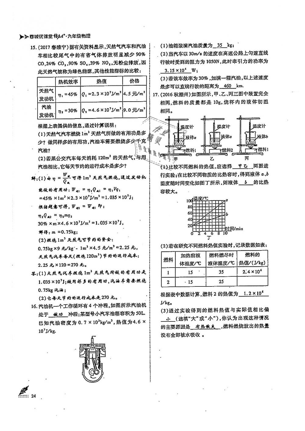 2018年蓉城优课堂给力A加九年级物理全一册教科版 第24页