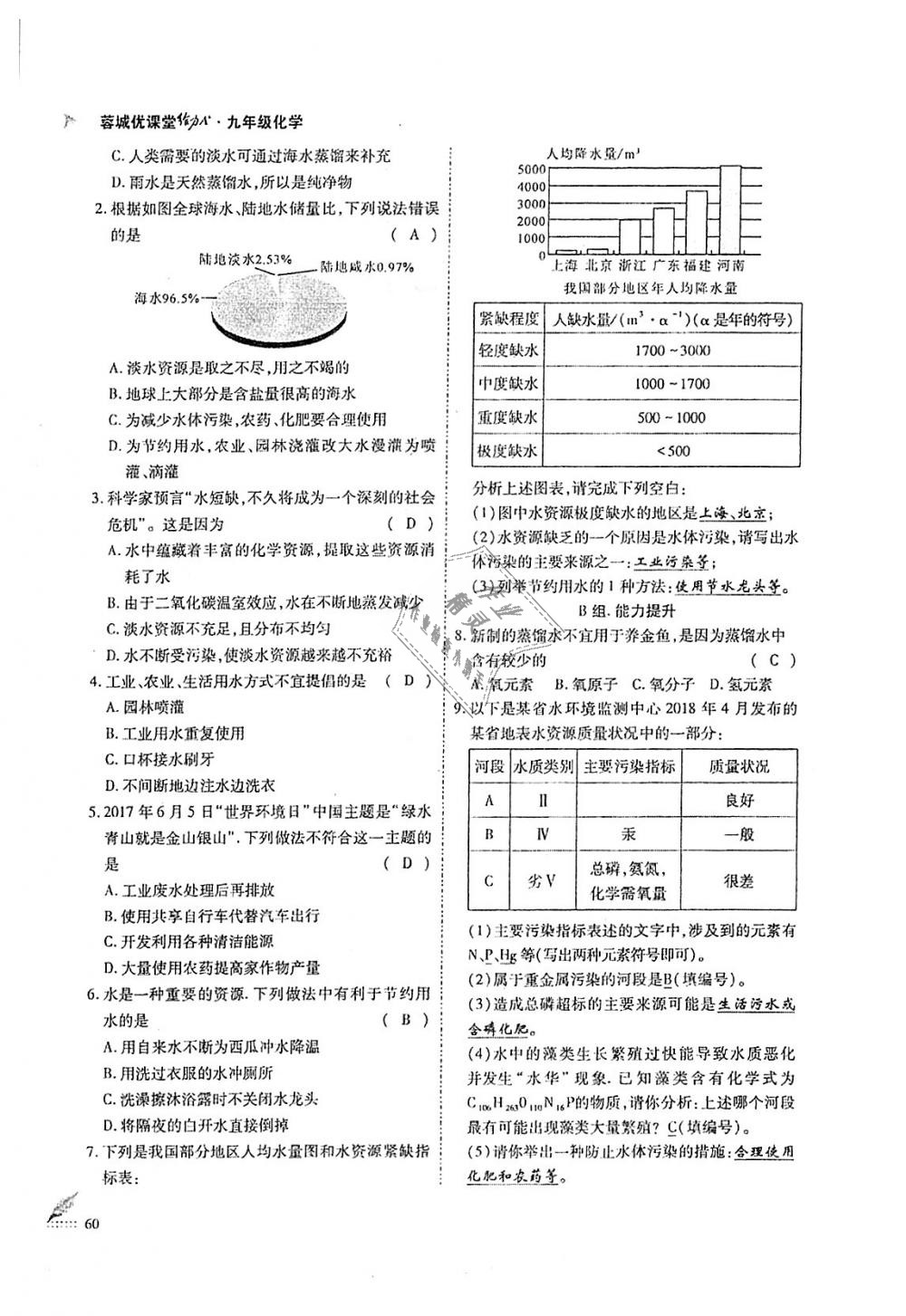 2018年蓉城優(yōu)課堂給力A加九年級化學(xué)全一冊人教版 第60頁