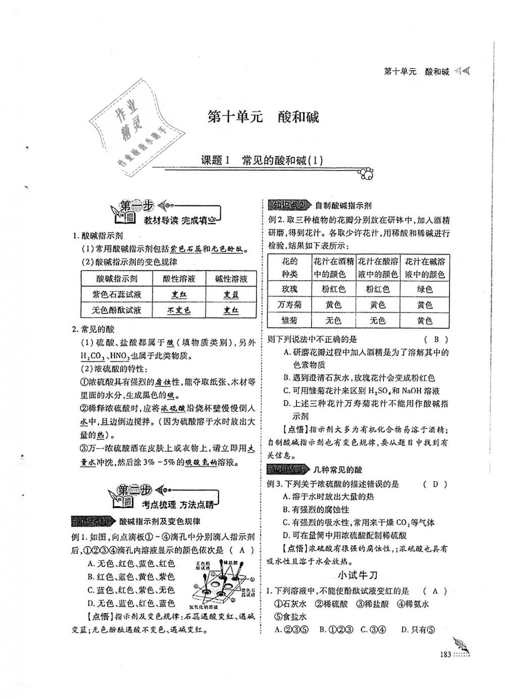 2018年蓉城優(yōu)課堂給力A加九年級化學全一冊人教版 第183頁