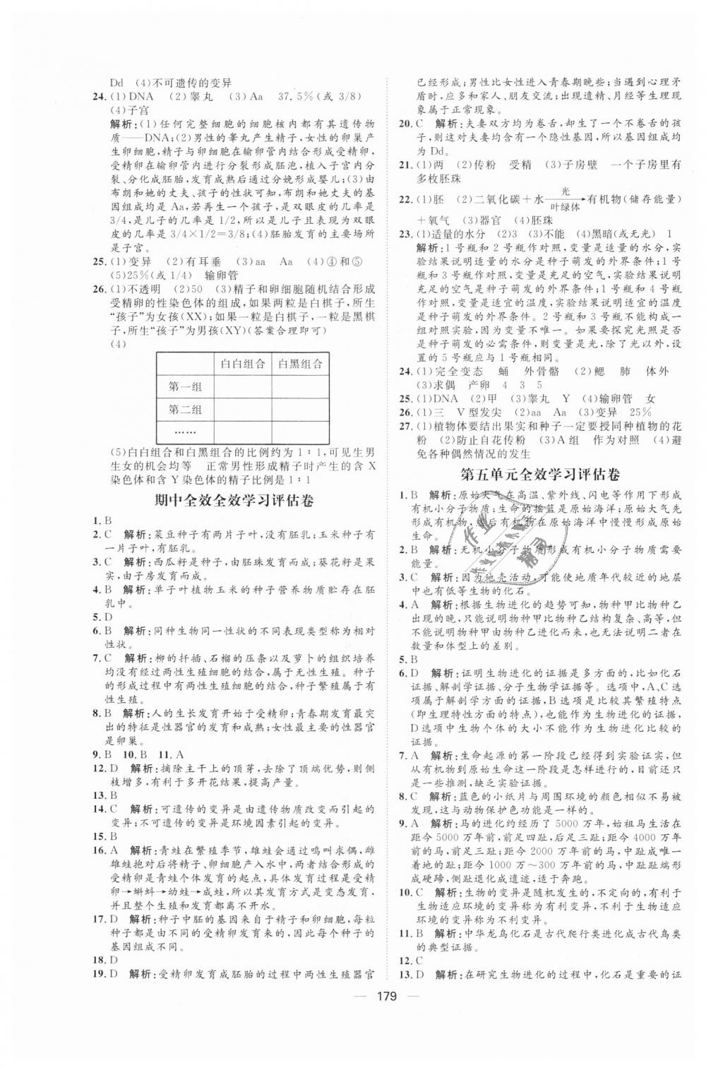 2018年陽光計劃八年級生物上冊濟南版 第27頁