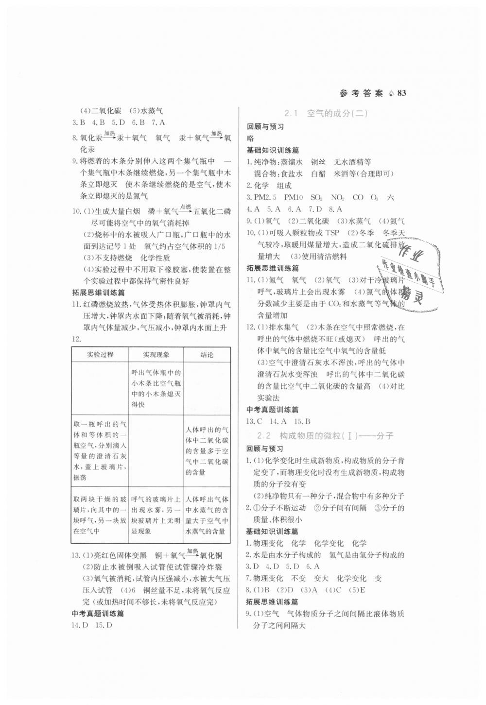 2018年教材解讀與優(yōu)化講練九年級化學上冊科粵版 第3頁