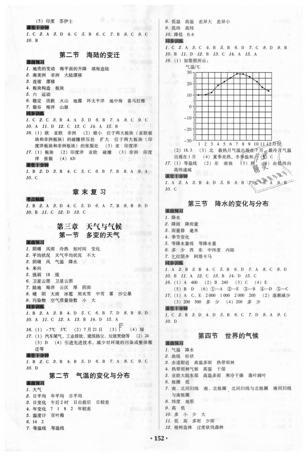 2018年教與學(xué)廣東學(xué)導(dǎo)練七年級(jí)地理上冊(cè)人教版 第2頁(yè)