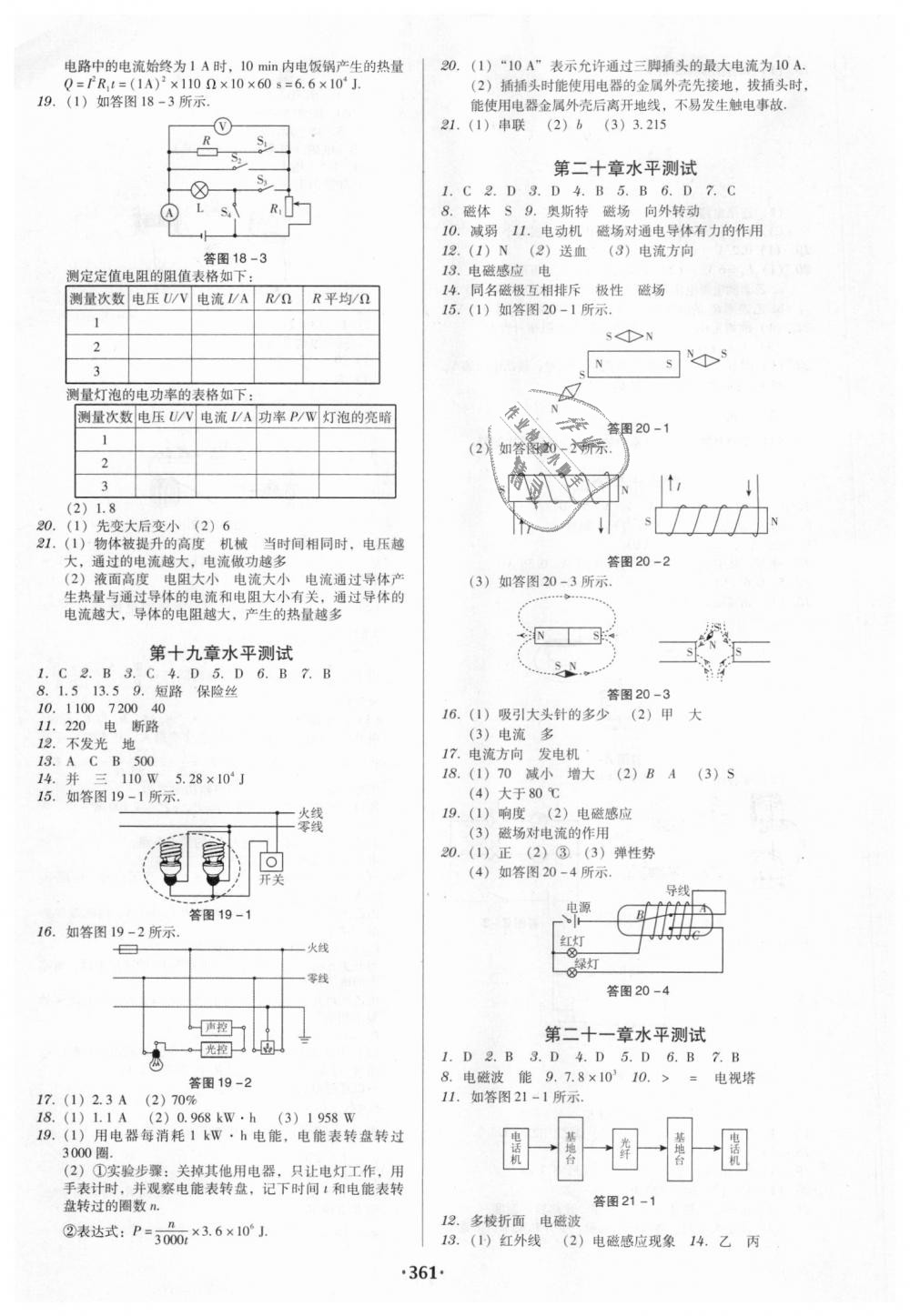 2018年教与学广东学导练九年级物理全一册人教版 第23页