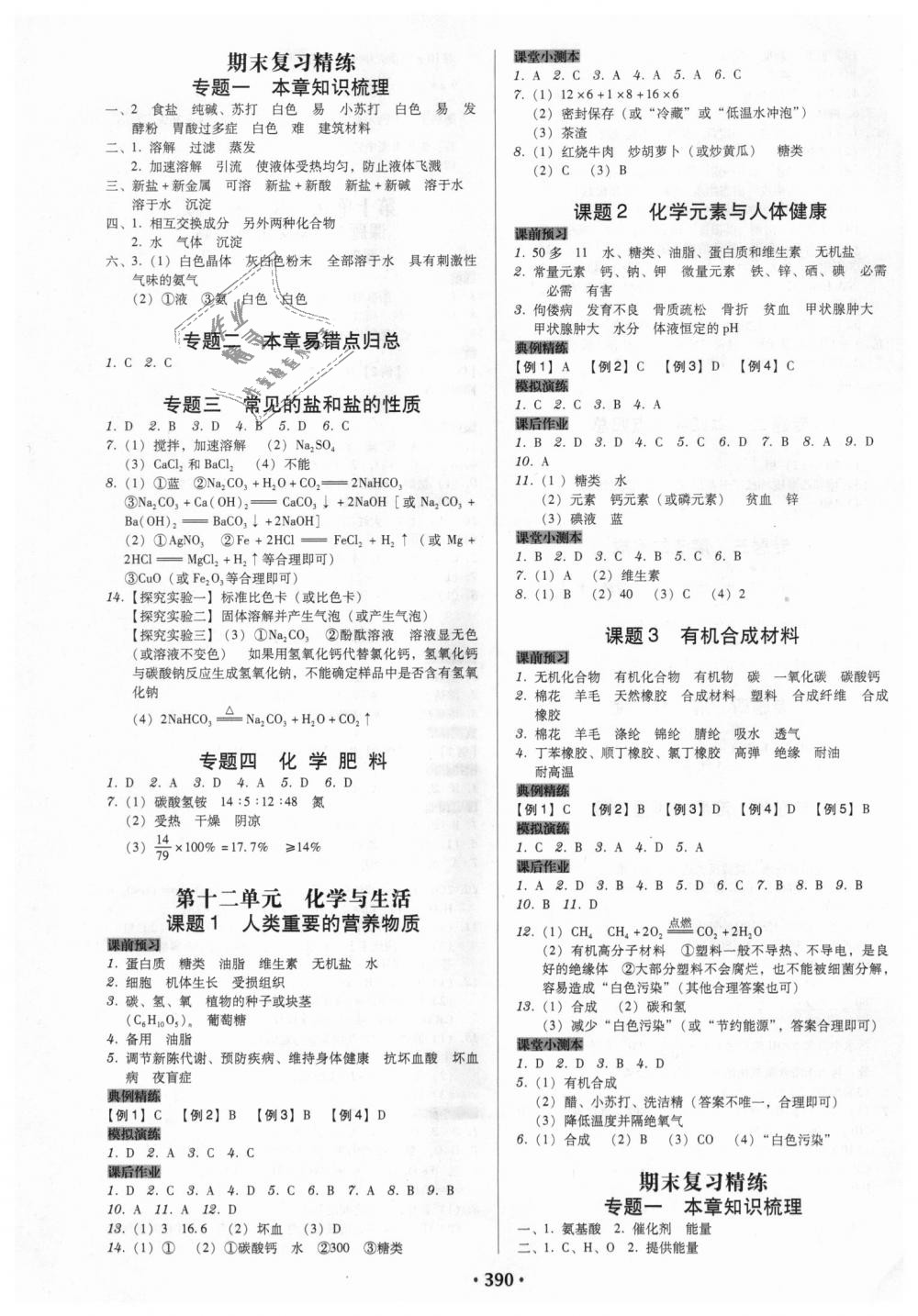 2018年教與學廣東學導(dǎo)練九年級化學全一冊人教版 第20頁