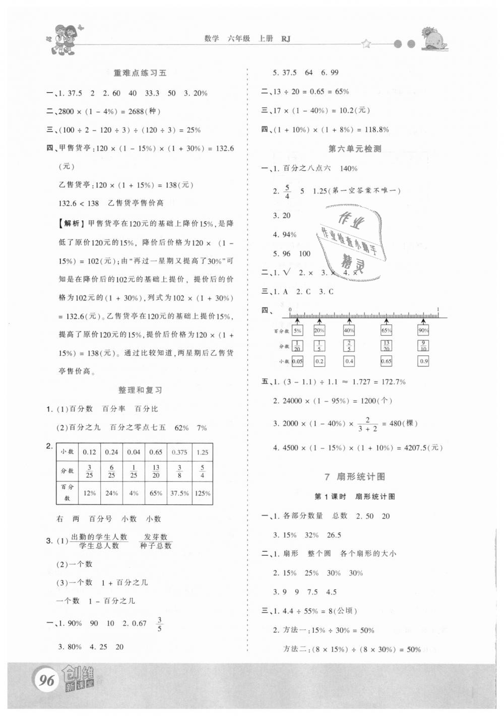 2018年創(chuàng)維新課堂六年級(jí)數(shù)學(xué)上冊(cè)人教版 第12頁