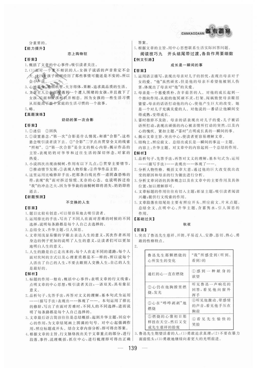 2018年渔夫阅读八年级 第9页