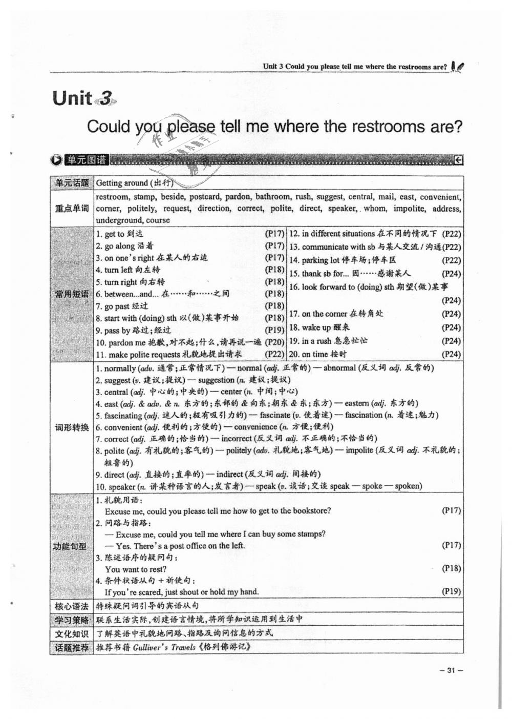 2018年單元導練九年級英語全一冊人教版 第31頁
