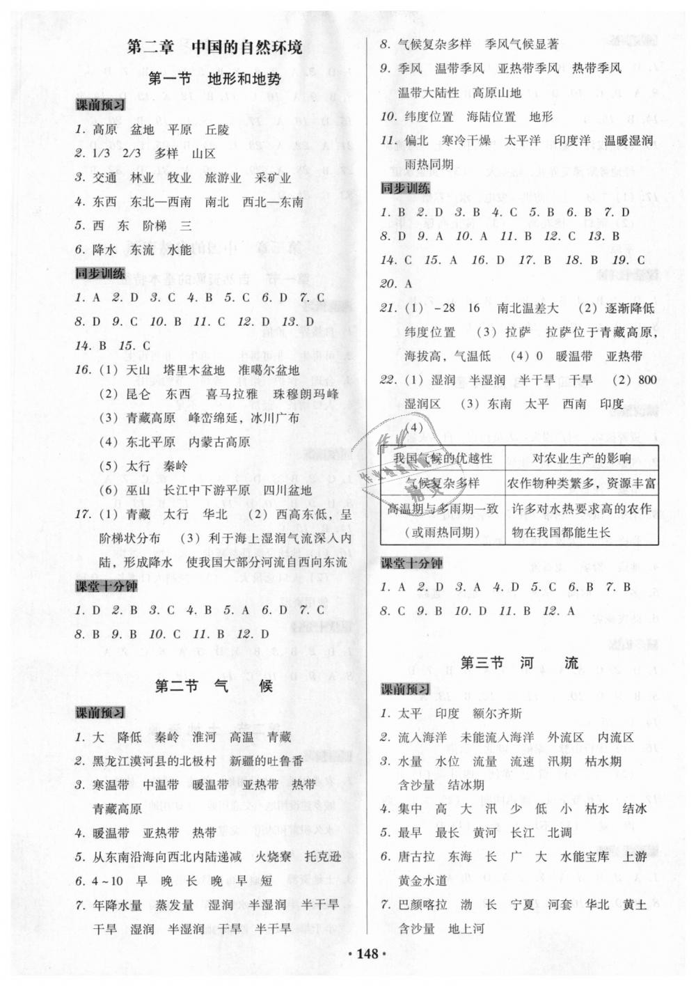 2018年教與學(xué)廣東學(xué)導(dǎo)練八年級(jí)地理上冊(cè)人教版 第2頁(yè)