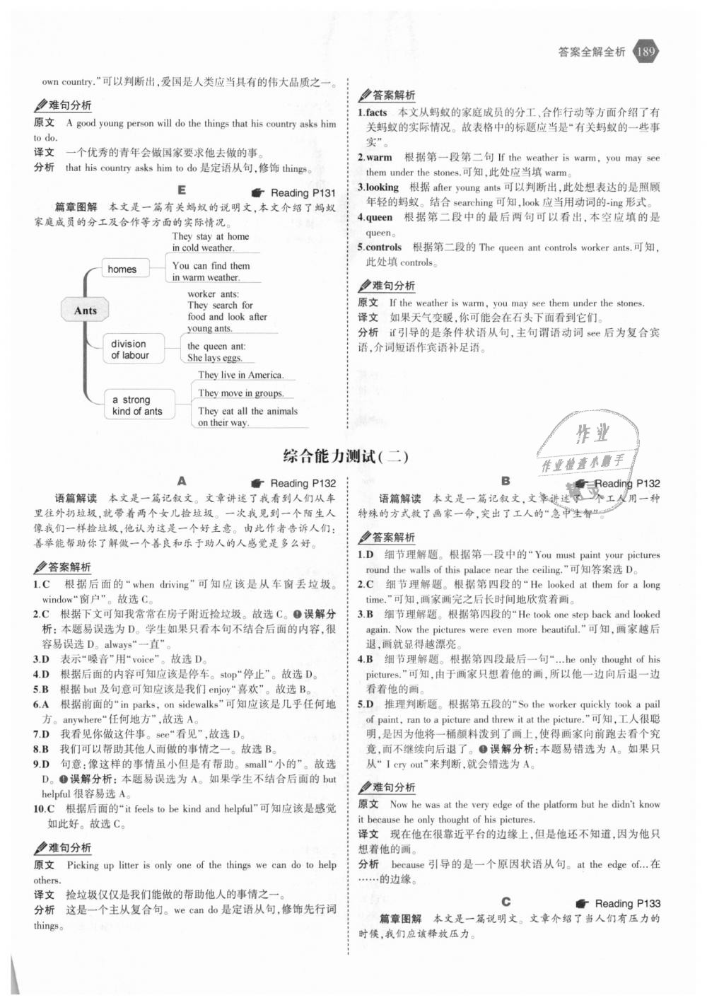 2018年53English八年級(jí)英語(yǔ)完形填空與閱讀理解150加50篇 第55頁(yè)